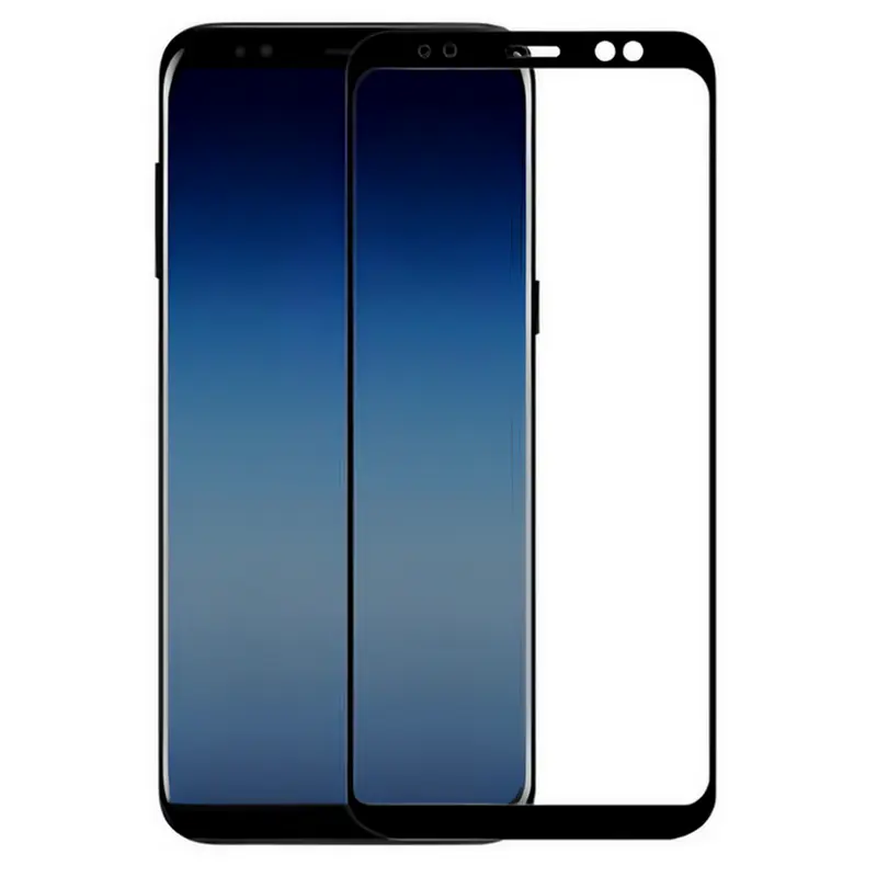 Sticlă de protecție Cellularline Tempered Glass for Samsung Galaxy A8+, Negru - photo