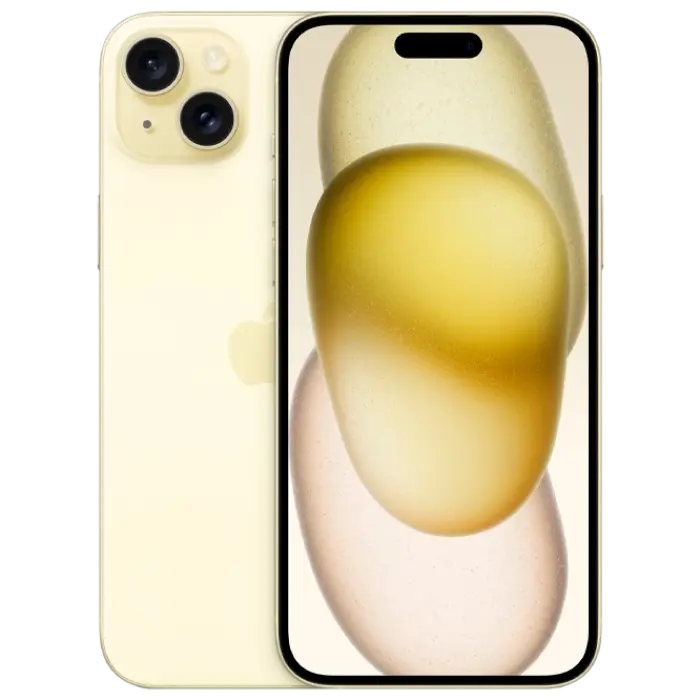 Smartphone Apple iPhone 15 Plus, 6GB/512GB, Galben - photo