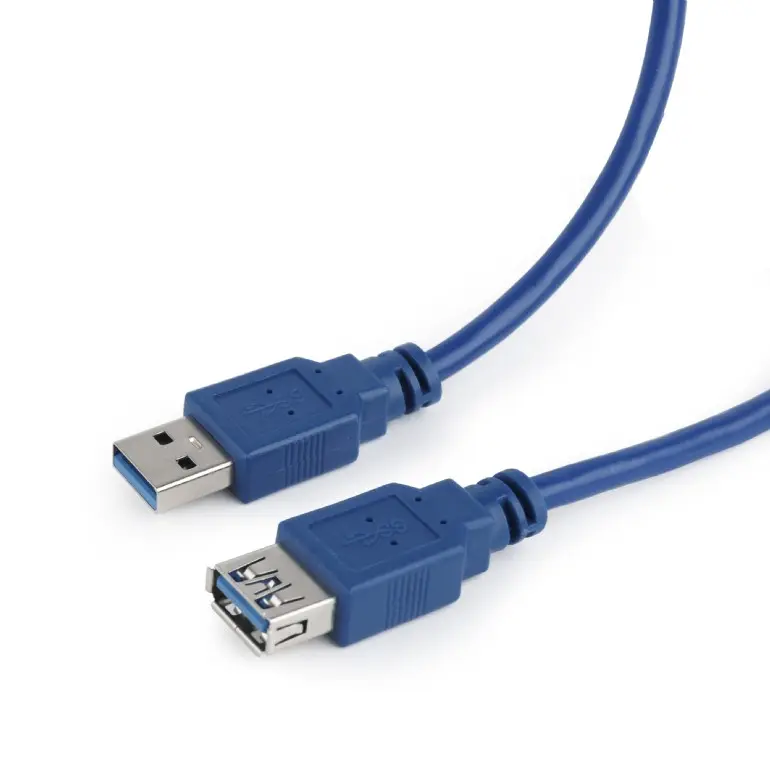 Cablu încărcare și sincronizare Cablexpert CCP-USB3-AMAF-6, USB Type-A/AF USB cablu, 1,8m, Albastru