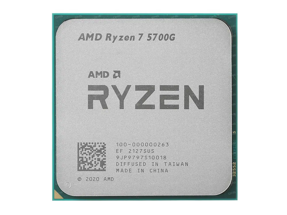 Процессор AMD Ryzen 7 5700G, Radeon Graphics, Wraith Stealth | Tray - photo