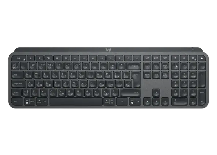 Клавиатура Logitech MX Keys, Беспроводное, Чёрный - photo