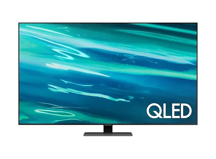 55" QLED SMART TV Samsung QE55Q80AAUXUA, 3840 x 2160 4K, Tizen, Negru