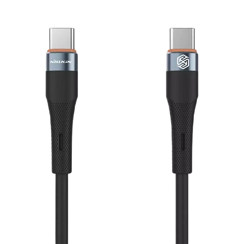Cablu de încărcare Nillkin Type-C to Type-C Cable, Flowspeed, USB Type-C/USB Type-C, 1,2m, Negru - photo