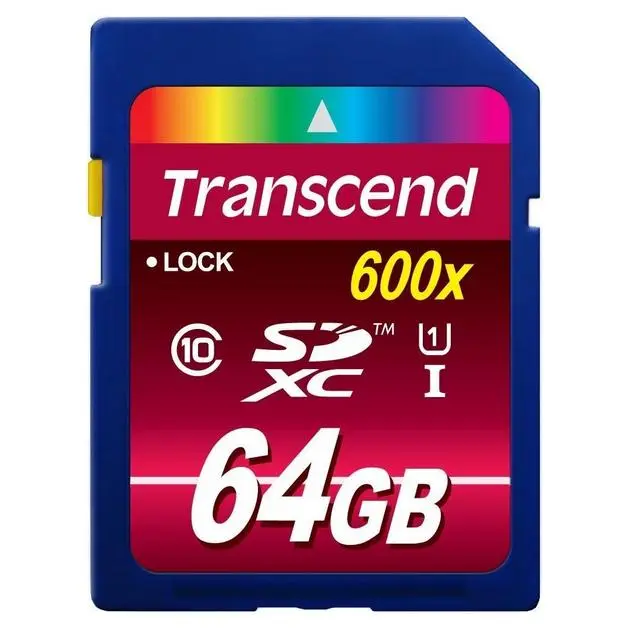 Card de Memorie Transcend SDXC Class 10, 64GB (TS64GSDXC10U1) - photo