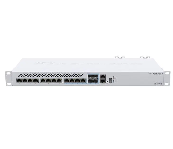 Comutator Router MikroTik CRS312-4C+8XG-RM, Alb - photo