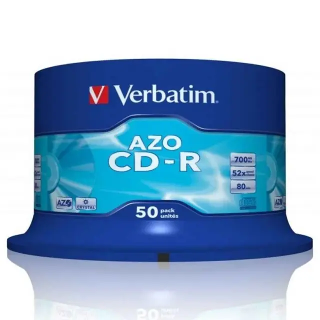CD-R Verbatim, 50*Cake, 700 MB, 52 x, AZO - photo