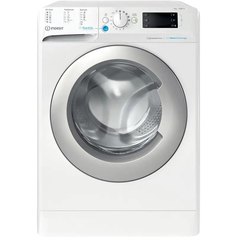 Mașină de spălat Indesit BWSE 71295 WSV EU, 7 kg, Alb - photo