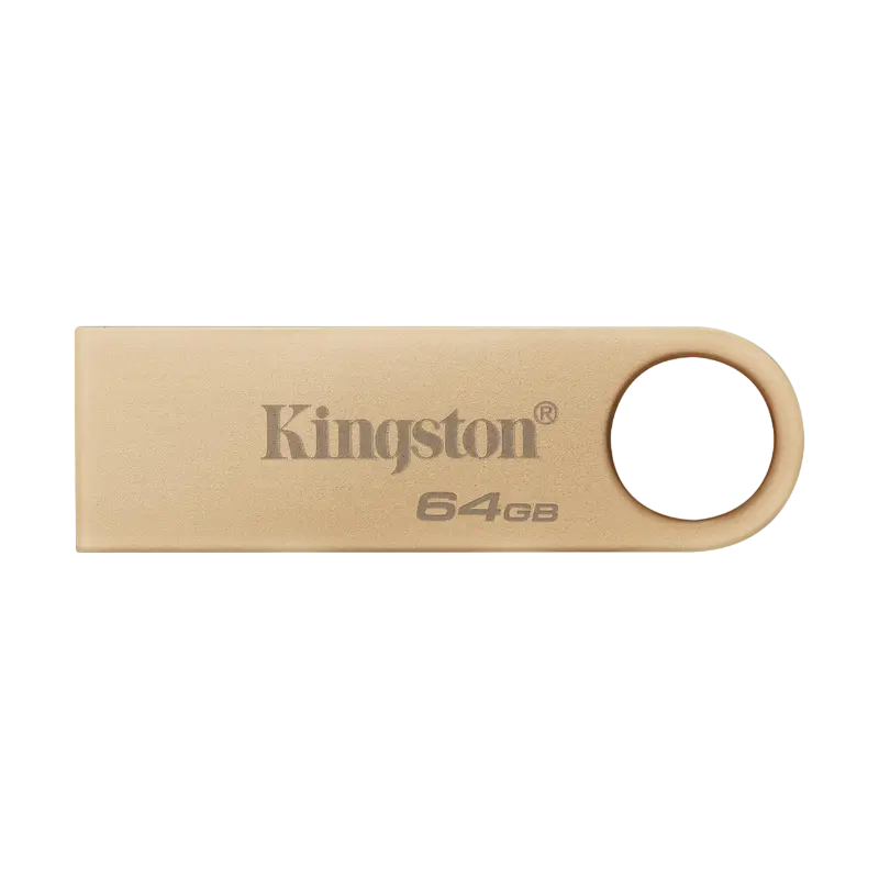 USB Flash накопитель Kingston DataTraveler SE9 G3, 64Гб, Золотой - photo