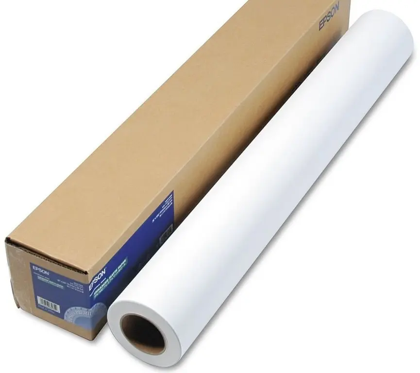 Roll Paper Epson 36"x50m 90gr Bond Satin Inkjet - photo