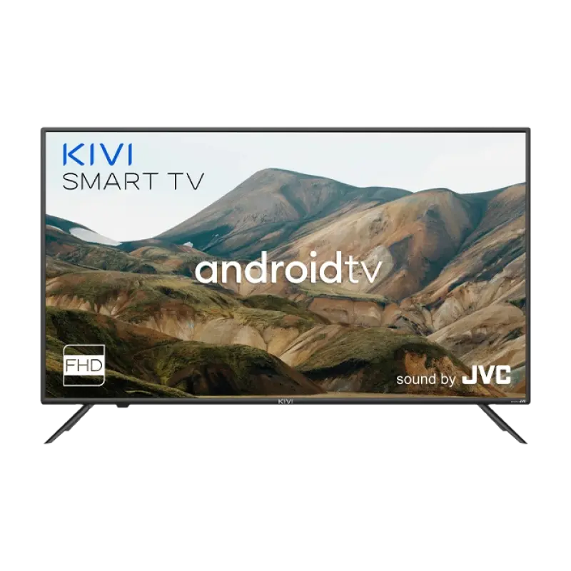 40" LED SMART Телевизор KIVI 40F740LB, 1920x1080 FHD, Android TV, Чёрный - photo