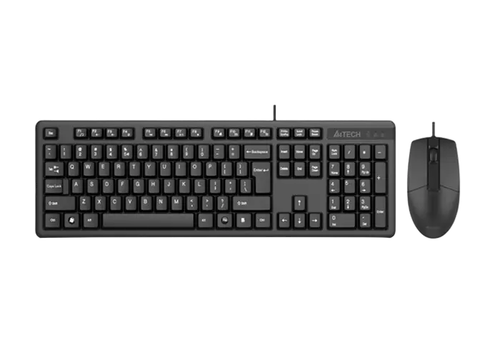 Set Tastatură + Mouse A4Tech KK-3330, Cu fir, Negru - photo