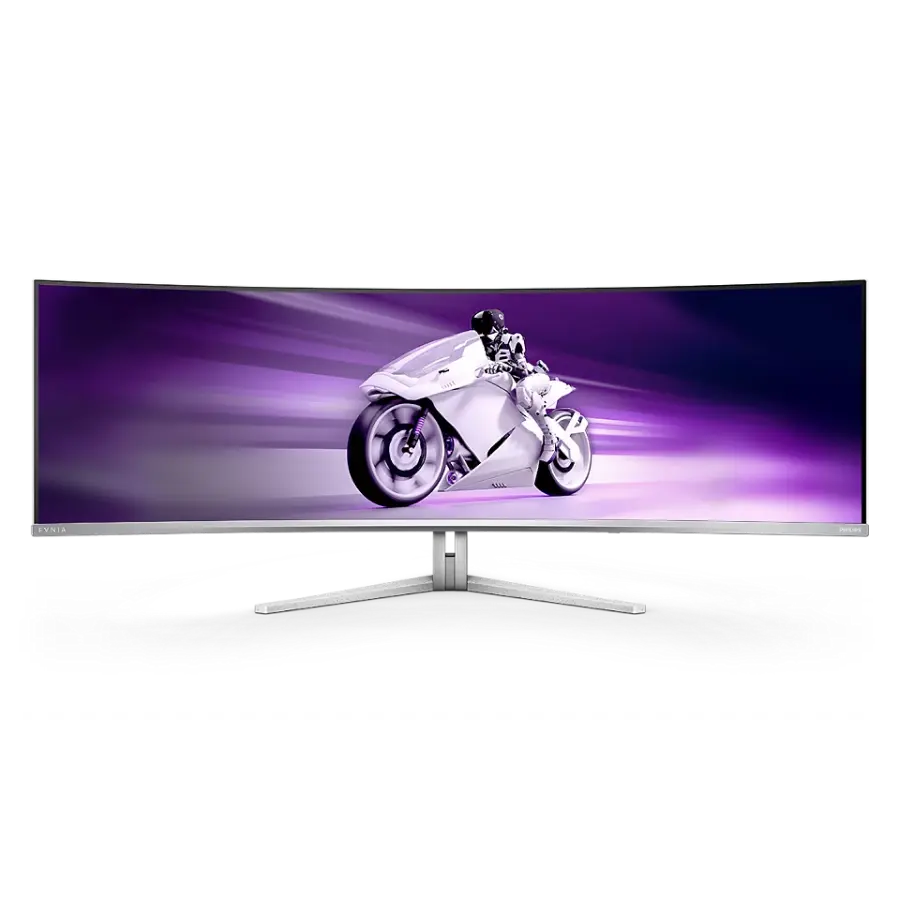 49" Monitor Gaming Philips 49M2C8900, QD OLED 5120x1440 Dual QHD, Alb - photo