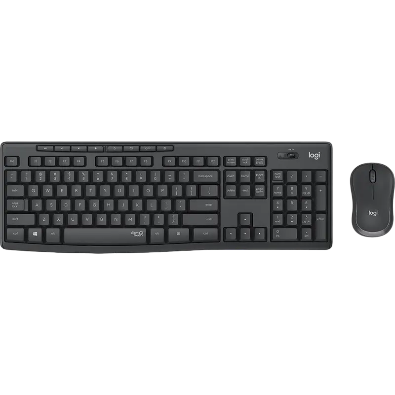 Set Tastatură + Mouse Logitech MK295, Fără fir, Negru - photo