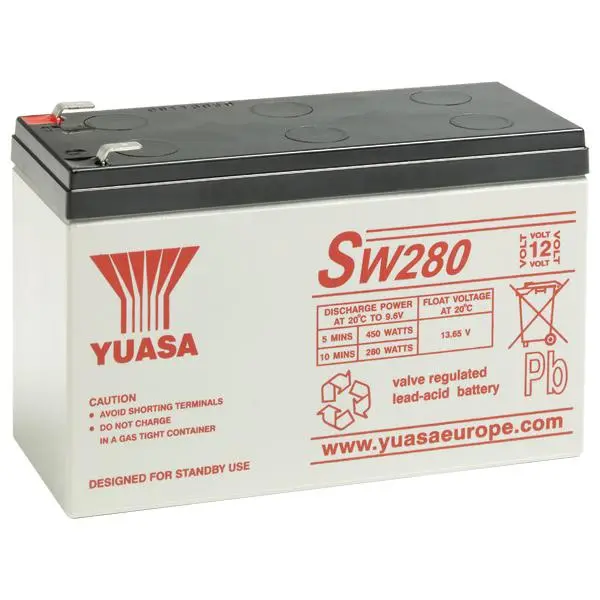 Baterie UPS 12V/   9AH Yuasa SW280,  6-9 years - photo