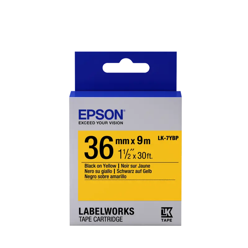 Epson LK7YBP, 36 mm x 9 m - photo
