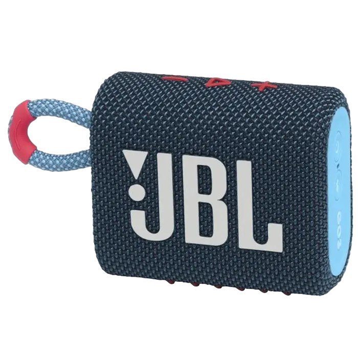 Портативная колонка JBL GO 3, Синий/розовый - photo