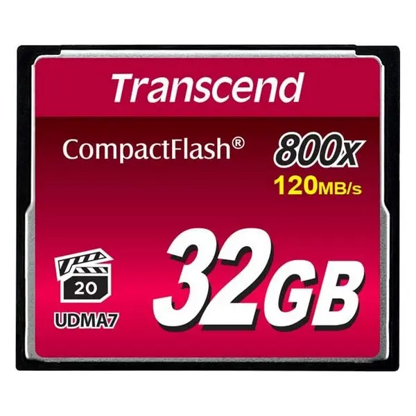 Card de Memorie Transcend CompactFlash 800, 32GB (TS32GCF800) - photo