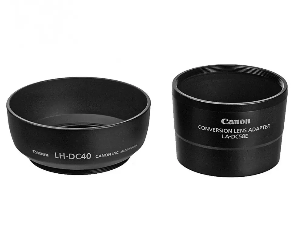 Lens Adapter/Hood Set LAH-DC20 for Canon PS S5, S3, S2 iS - photo