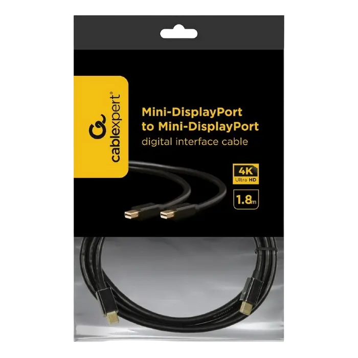 Cablu Video Cablexpert CCP-mDPmDP2-6, MiniDP (M) - miniDP (M), 1,8m, Negru - photo