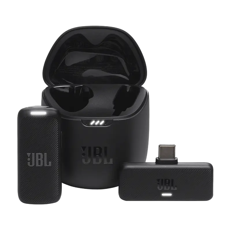 Microfon portabil pentru înregistrare vocală JBL Quantum Stream USB-C, Fără fir, Negru - photo