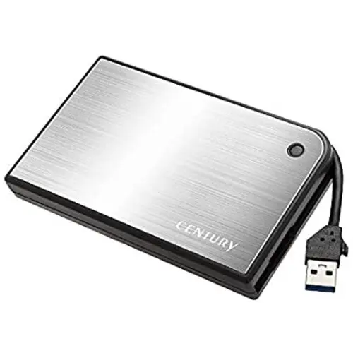 2.5"  SATA HDD/SSD External Case (USB3.0) Century "CMB25U3SV6G", Black-Silver, Tool-Free - photo