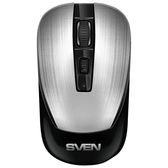Mouse Wireless SVEN RX-380W, Argintiu - photo
