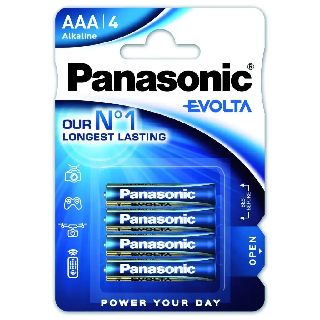 Baterii Panasonic LR03EGE, AAA, 4buc. - photo