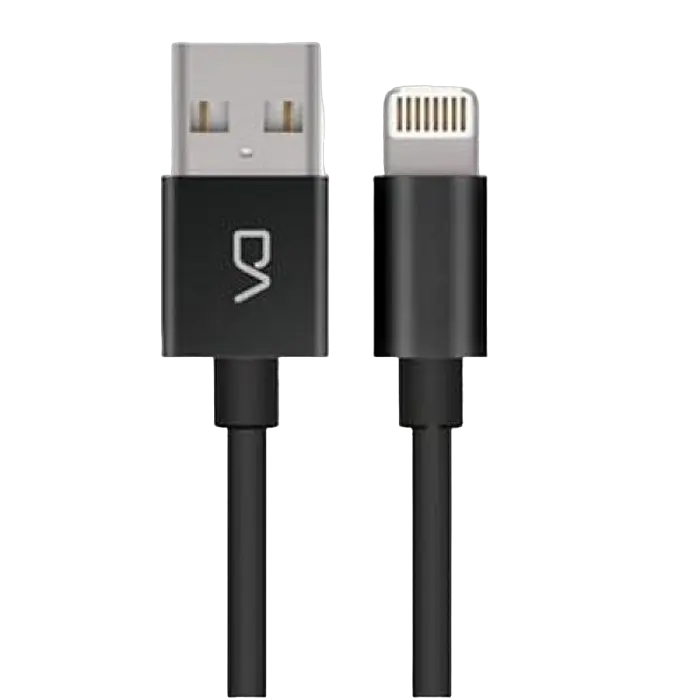 Cablu încărcare și sincronizare DA DT0004, USB Type-A/Lightning, 1m, Negru - photo