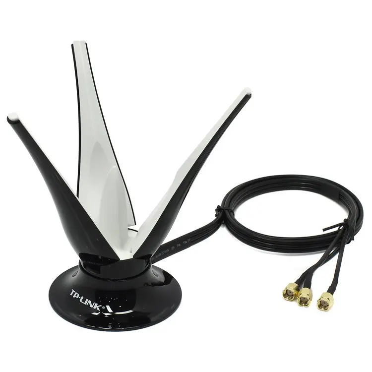 Wireless Antenna TP-LINK "TL-ANT2403N",3dBi,Lotus Style,1m cable,RP-SMA connector,support 11n 3T3R - photo