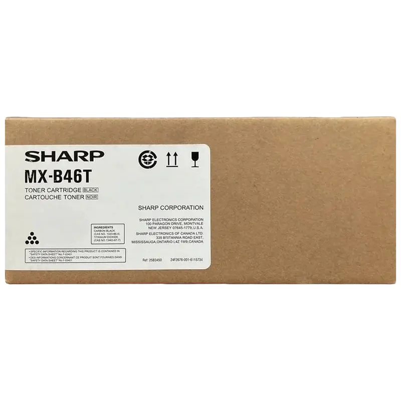 Тонер Sharp MXB46T, Черный - photo