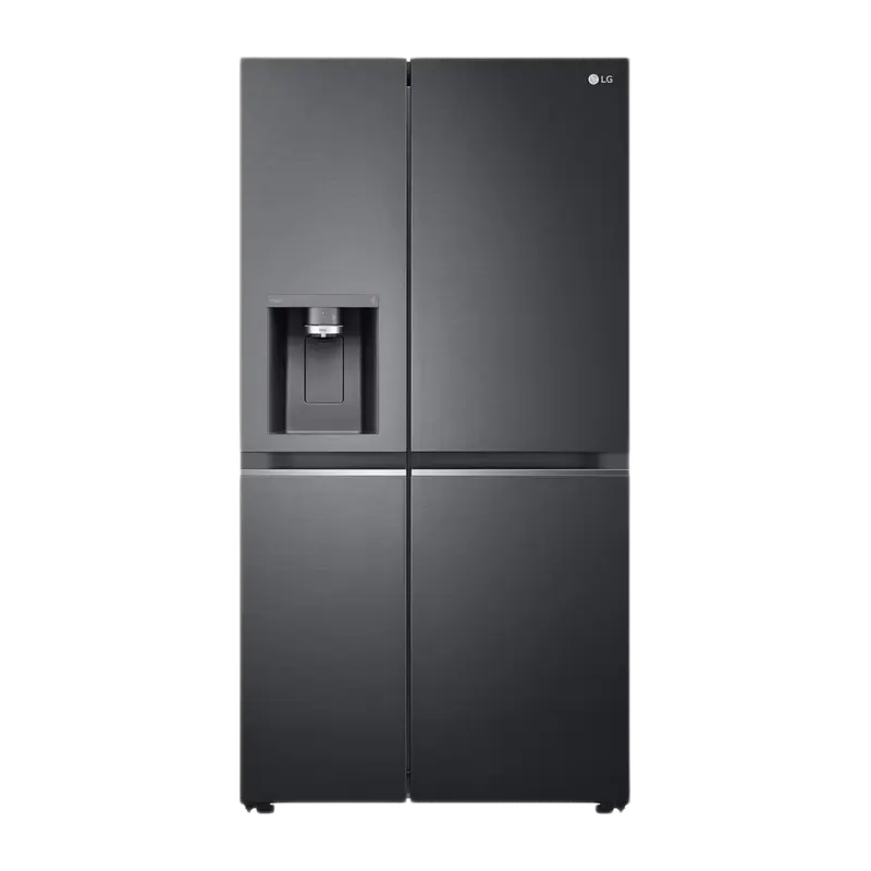 Холодильник LG GSLV90MCAE, DoorCooling+, Чёрный - photo