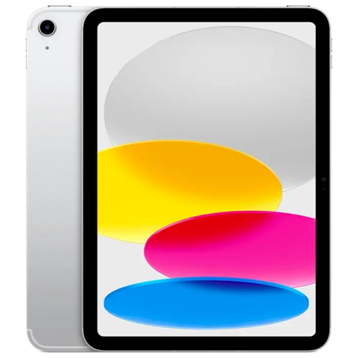 Планшет Apple iPad 10.9" (10th gen) A2757, WiFi + Cellular, /256Гб, Серебристый - photo