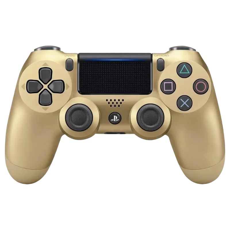 Gamepad SONY DualShock 4 V2, Auriu - photo