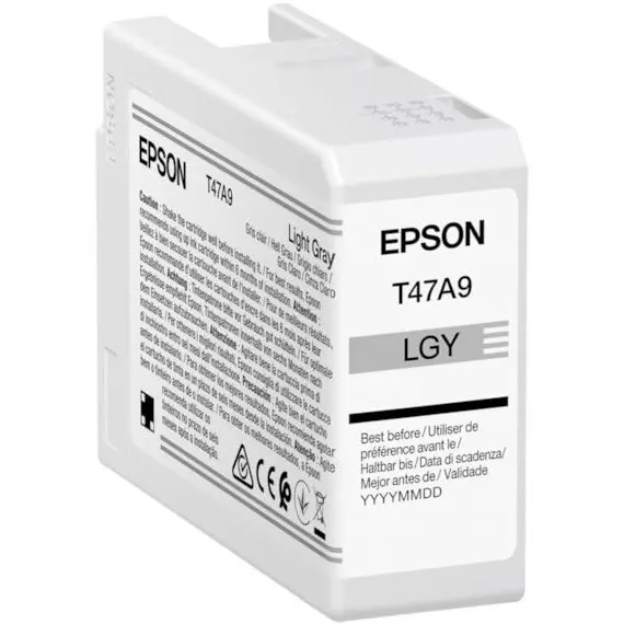 Картридж чернильный Epson T47A9 UltraChrome PRO 10 INK, C13T47A900, Светло-Серый - photo