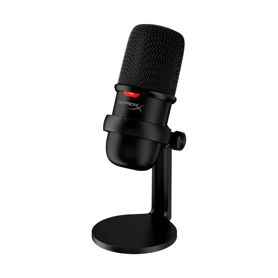 Microfon portabil pentru înregistrare vocală HyperX SoloCast, Cu fir, Negru - photo