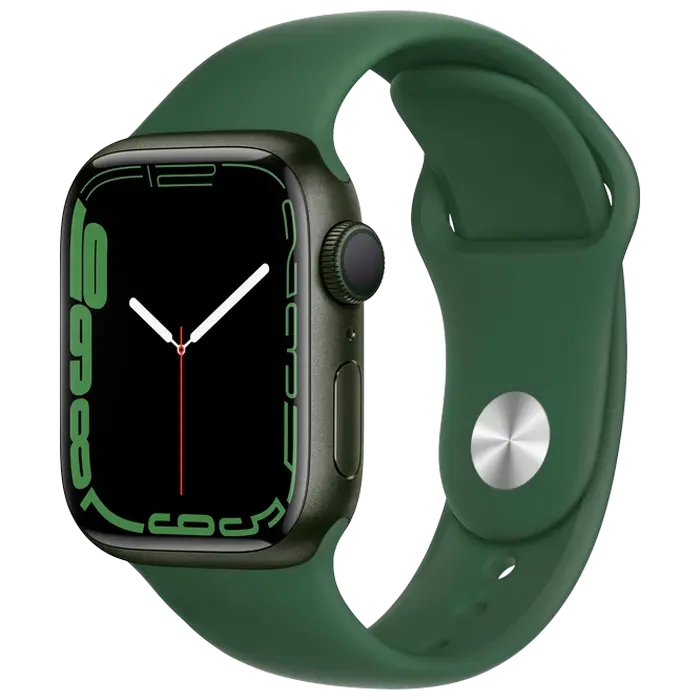 Умные часы Apple Watch Series 7 GPS, 41мм, Зелёный - photo