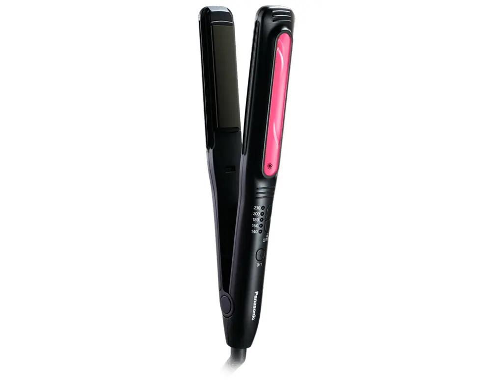 Выпрямитель для волос Panasonic EH-HV52-K865, Чёрный | Розовый - photo