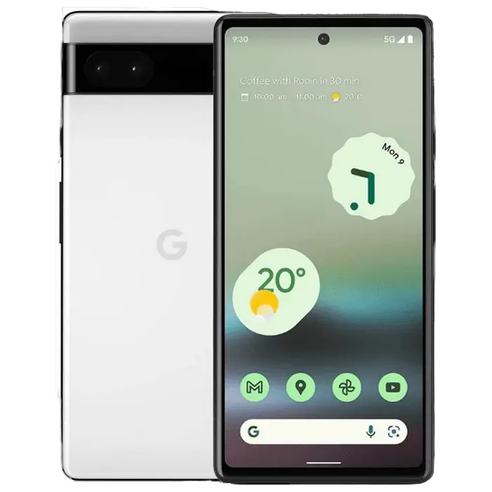 Smartphone Google Pixel 6a, 6GB/128GB, Chalk - photo