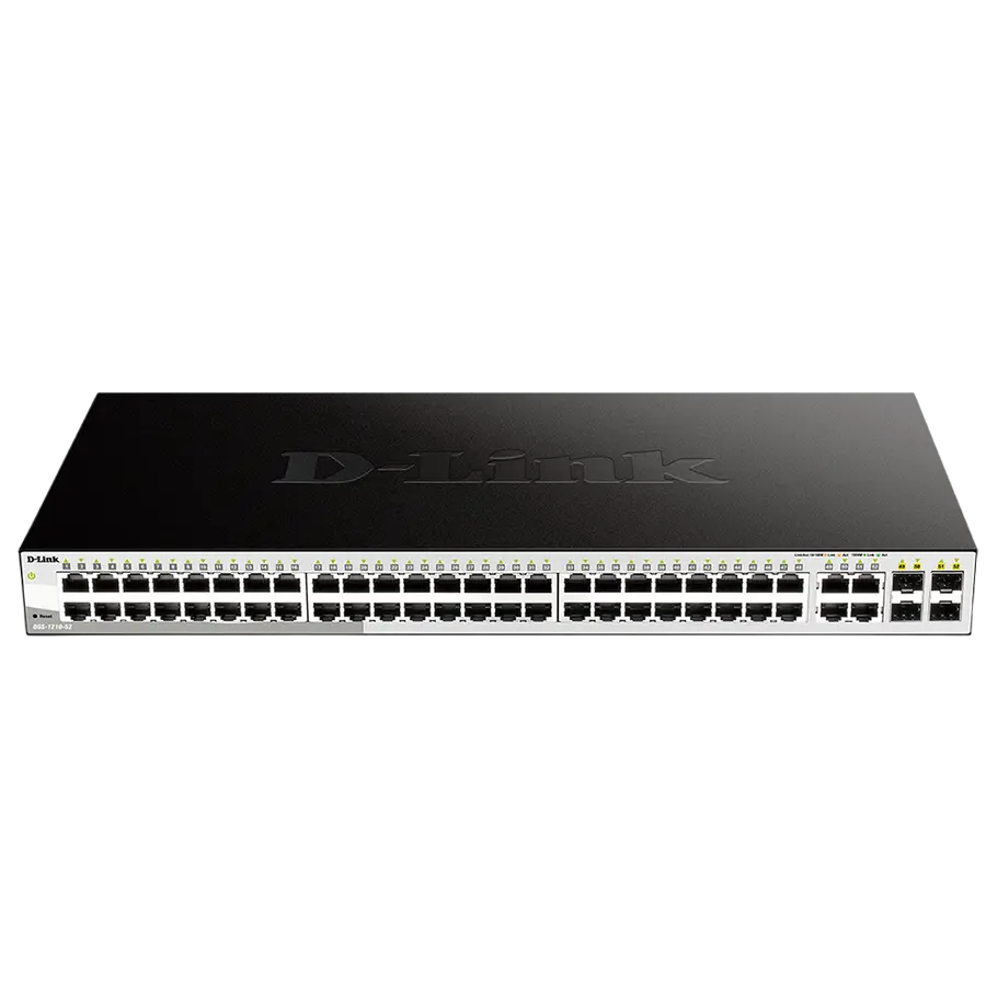 Сетевой коммутатор D-Link DGS-1210-52, 48x 10/100/1000 Мбит/с, 4x SFP - photo