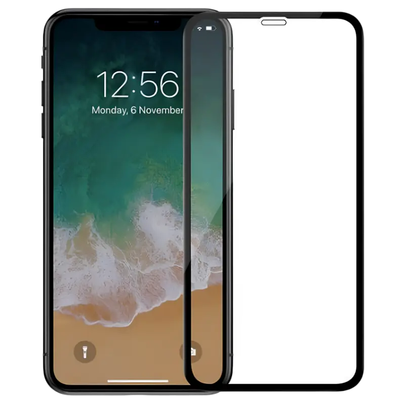 Sticlă de protecție Nillkin iPhone Xs Max 3D CP + Max - Tempered Glass, Negru - photo