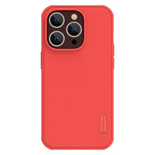 Husă Nillkin iPhone 14 Pro Super Frosted Shield Pro, Roșu - photo