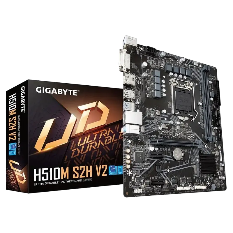 Placă de bază Gigabyte H510M S2H V2, LGA1200, Intel H510, Micro-ATX - photo