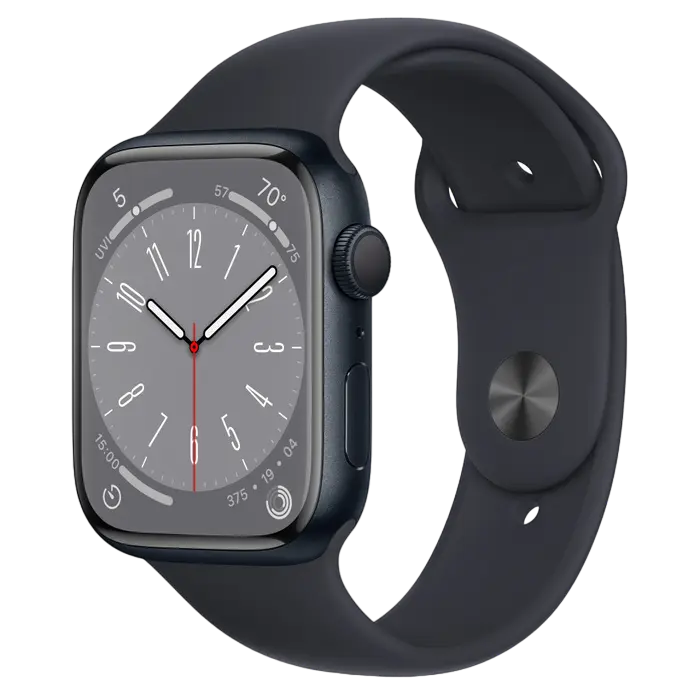 Ceas inteligent Apple Watch Series 8 GPS, 45mm, Midnight - photo