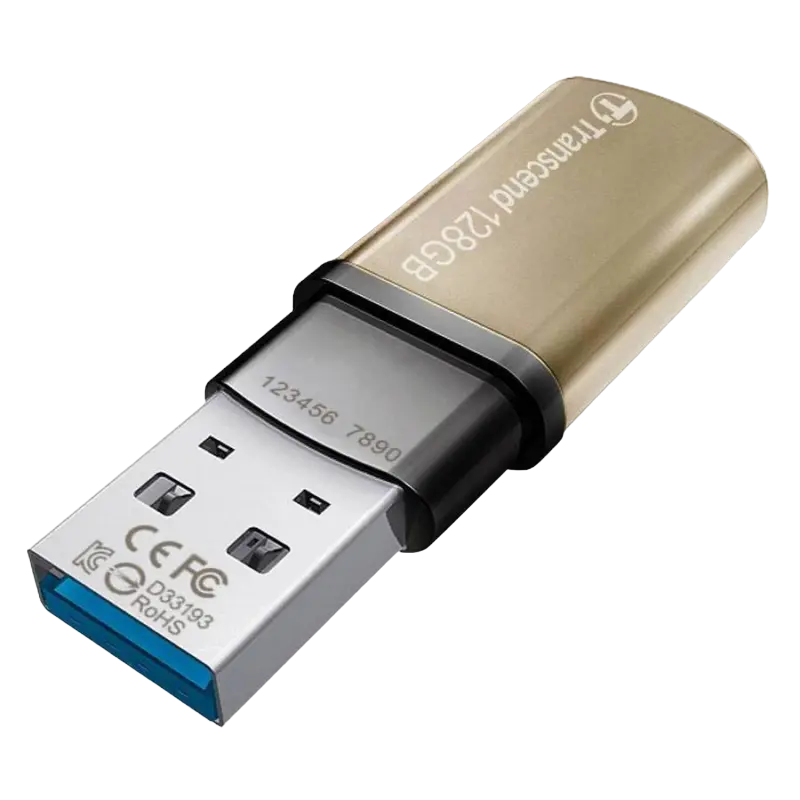 USB Flash накопитель Transcend JetFlash 820, 128Гб, Золотистый - photo