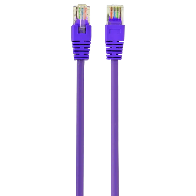 Patch cord Cablexpert PP12-2M/V, CAT5e UTP, 2m, Violet - photo