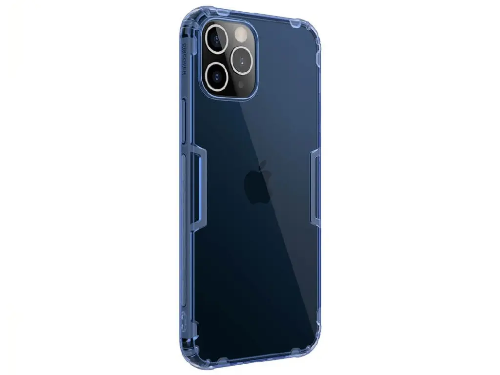 Husă Nillkin iPhone 12 | 12 Pro - Ultra thin TPU - Nature, Albastru