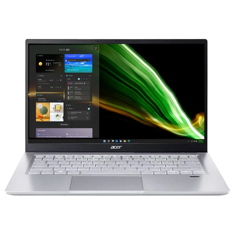 Laptop 14" Acer Swift 3 SF314-43, Pure Silver, AMD Ryzen 7 5700U, 16GB/512GB, Linux eShell - photo