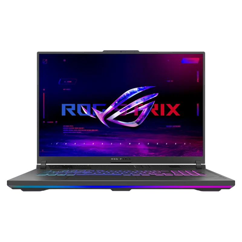 Игровой ноутбук 18" ASUS ROG Strix G18 G814JV, Eclipse Gray, Intel Core i9-13980HX, 16Гб/1024Гб, Без ОС - photo