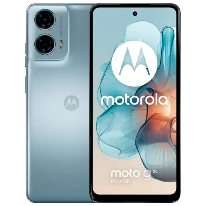 Смартфон Motorola Moto G24 Power, 8Гб/256Гб, Glacier Blue - photo