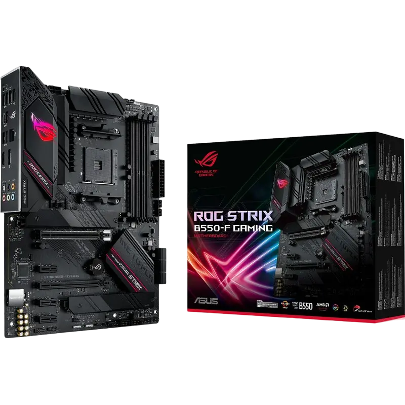 Материнская плата ASUS ROG STRIX B550-F GAMING, AM4, AMD B550, ATX - photo